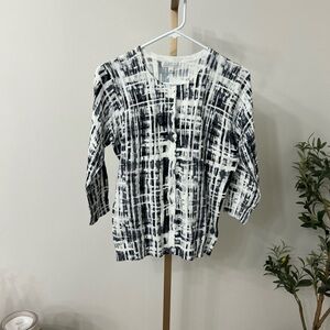 Joseph A Monochrome Button Down Shirt